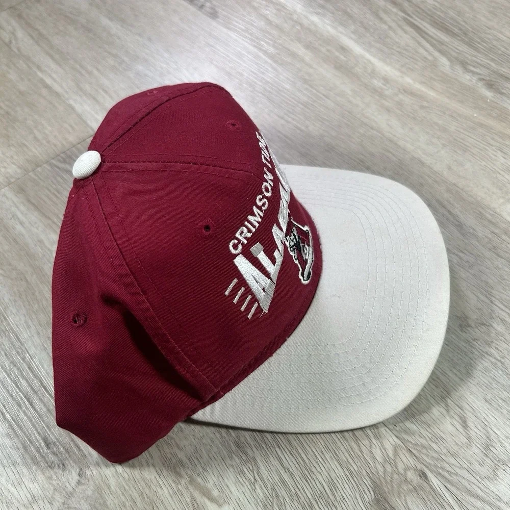 VTG Alabama Crimson Tide Snapback Hat  NCAA College Red White The G Cap